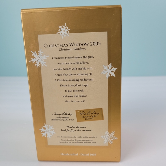 Hallmark Keepsake Pet Shop Ornament Christmas Windows KOC Club 2005 3rd #3 VTG - Picture 10 of 11